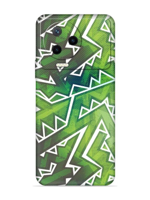 Green Graffiti Seamless Embossed Soft Silicone Case for Infinix Note 12 Pro (4G) Zapvi