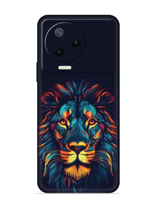 Colorful Lion Embossed Soft Silicone Case for Infinix Note 12 Pro (4G) Zapvi