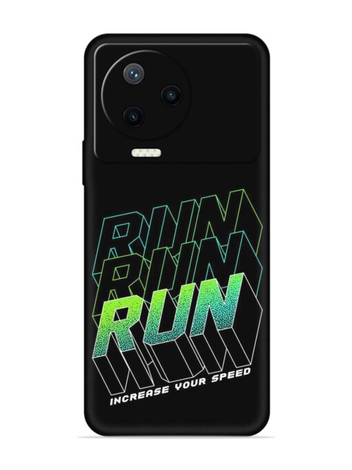 Run Embossed Soft Silicone Case for Infinix Note 12 Pro (4G) Zapvi