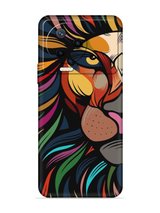 Trippy Lion Art Embossed Soft Silicone Case for Infinix Note 12 Pro (4G) Zapvi