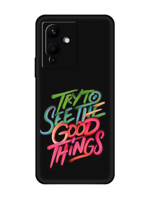 Try To See The Good Things Embossed Soft Silicone Case for Infinix Note 12 Pro (5G) Zapvi