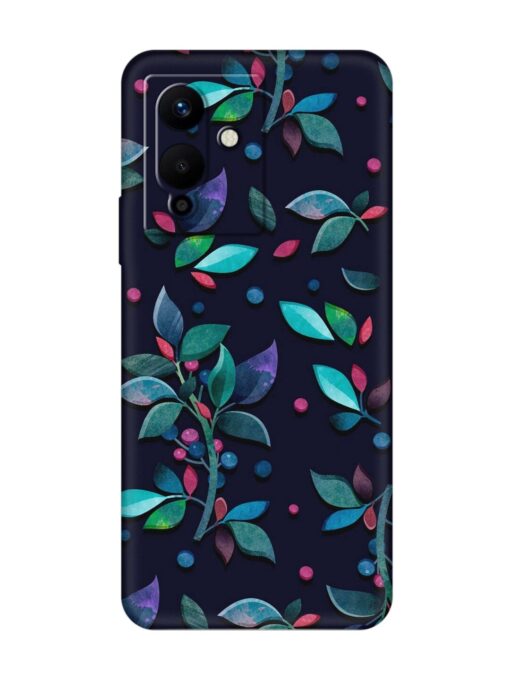 Decorative Watercolor Flower Embossed Soft Silicone Case for Infinix Note 12 Pro (5G) Zapvi