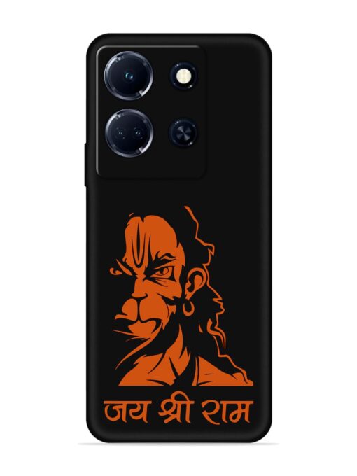 Angry Hanuman Embossed Soft Silicone Case for Infinix Note 30 (5G) Zapvi