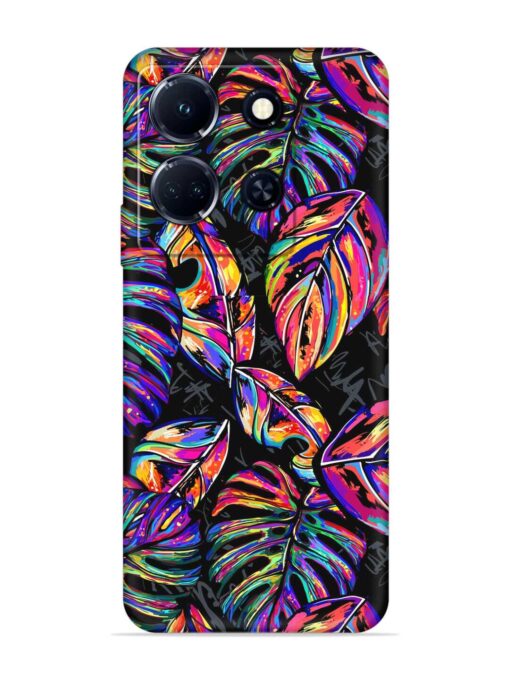 Tropical Seamless Vector Embossed Soft Silicone Case for Infinix Note 30 (5G) Zapvi