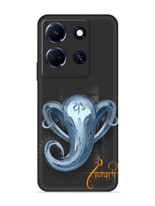 Illustration Lord Ganpati Embossed Soft Silicone Case for Infinix Note 30 (5G) Zapvi