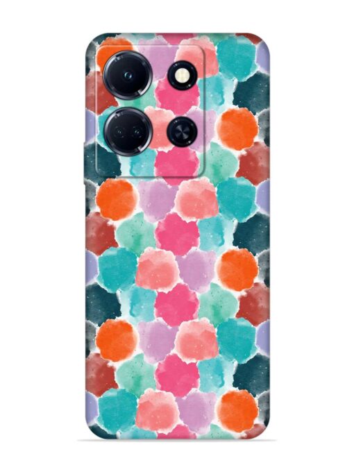 Colorful Seamless Pattern Embossed Soft Silicone Case for Infinix Note 30 (5G) Zapvi