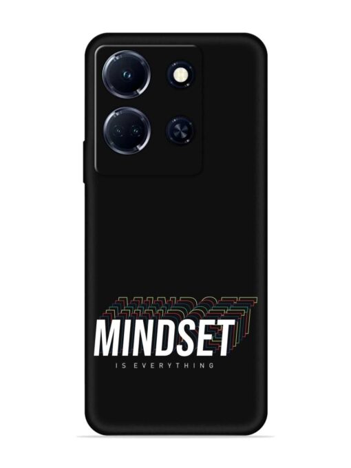 Mindset Everything Slogan Embossed Soft Silicone Case for Infinix Note 30 (5G) Zapvi