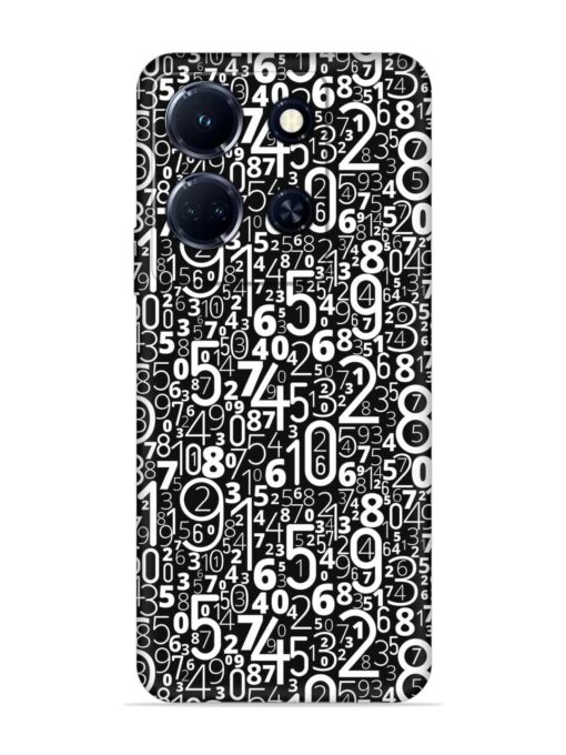 Many Numbers Different Embossed Soft Silicone Case for Infinix Note 30 (5G) Zapvi