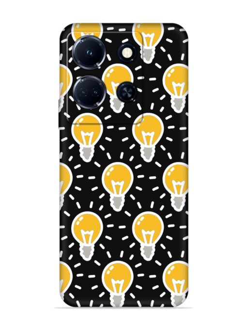 Light Bulb Seamless Embossed Soft Silicone Case for Infinix Note 30 (5G) Zapvi