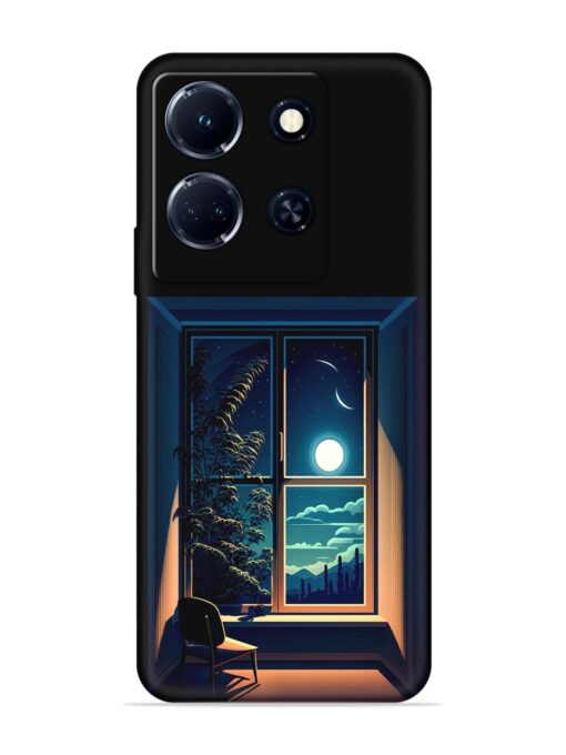 Night View At Window Embossed Soft Silicone Case for Infinix Note 30 (5G) Zapvi