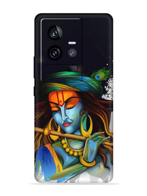 Krishna Art Embossed Soft Silicone Case for Iqoo 11 (5G) Zapvi