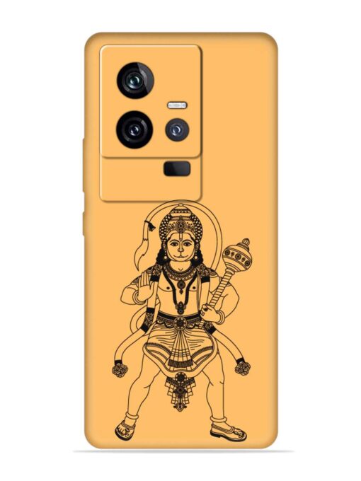 Indian God Hanuman Embossed Soft Silicone Case for Iqoo 11 (5G) Zapvi