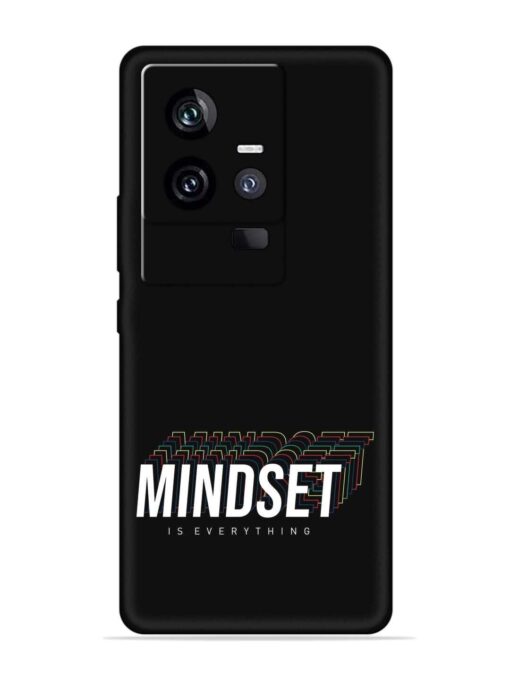 Mindset Everything Slogan Embossed Soft Silicone Case for Iqoo 11 (5G) Zapvi