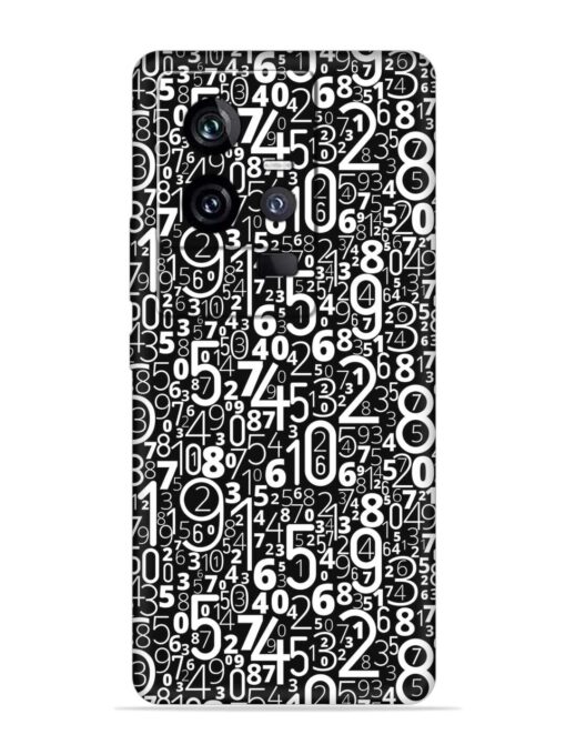 Many Numbers Different Embossed Soft Silicone Case for Iqoo 11 (5G) Zapvi