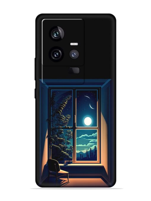 Night View At Window Embossed Soft Silicone Case for Iqoo 11 (5G) Zapvi