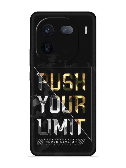 Push Your Limits Embossed Soft Silicone Case for Iqoo 12 (5G) Zapvi