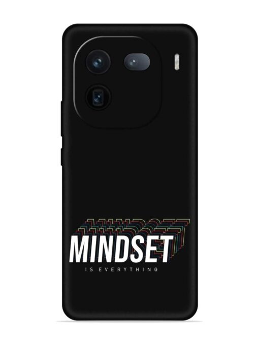 Mindset Everything Slogan Embossed Soft Silicone Case for Iqoo 12 (5G) Zapvi