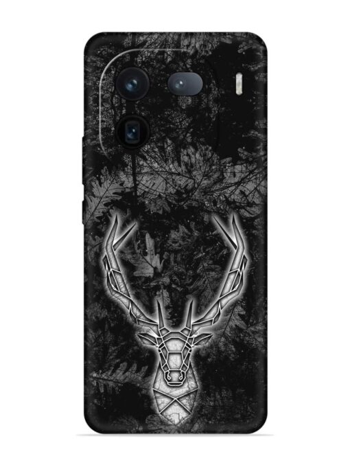 Ancient Deer Embossed Soft Silicone Case for Iqoo 12 (5G) Zapvi