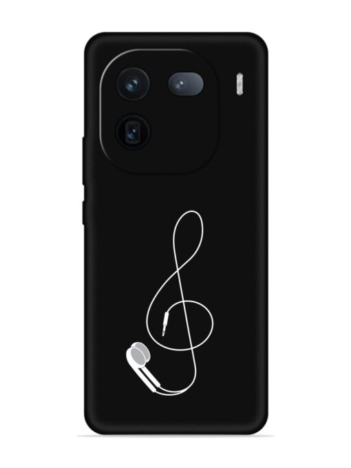 Music Earphone Vector Embossed Soft Silicone Case for Iqoo 12 (5G) Zapvi