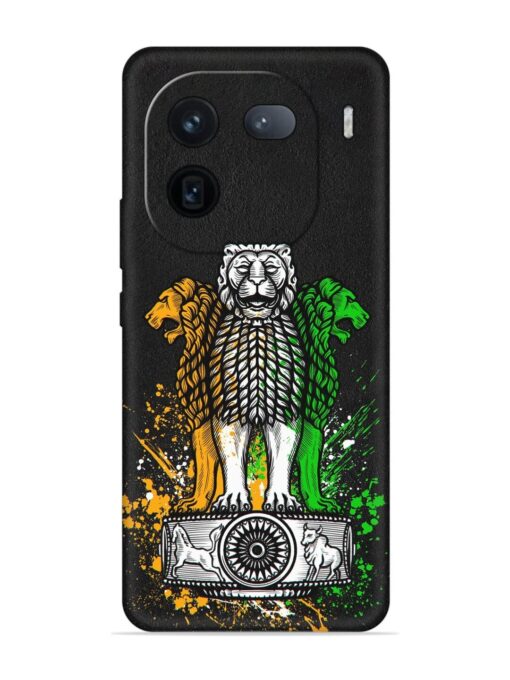 Pillars Of Ashoka Embossed Soft Silicone Case for Iqoo 12 (5G) Zapvi