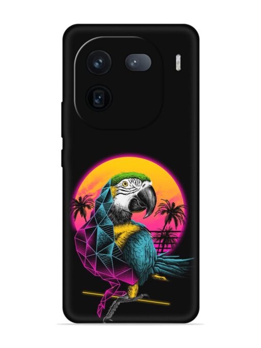 Rad Parrot Embossed Soft Silicone Case for Iqoo 12 (5G) Zapvi