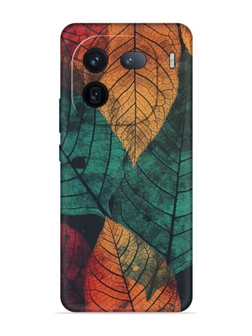 Leaves Artwork Embossed Soft Silicone Case for Iqoo 12 (5G) Zapvi