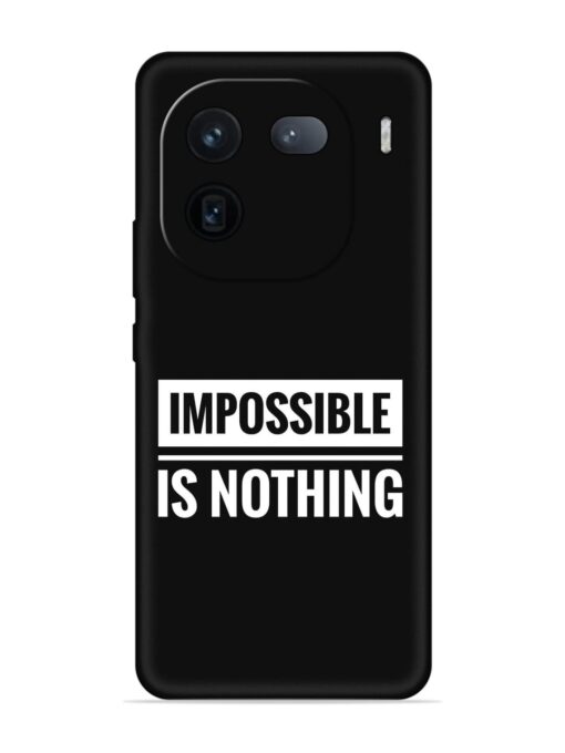 Impossible Is Nothing Embossed Soft Silicone Case for Iqoo 12 (5G) Zapvi