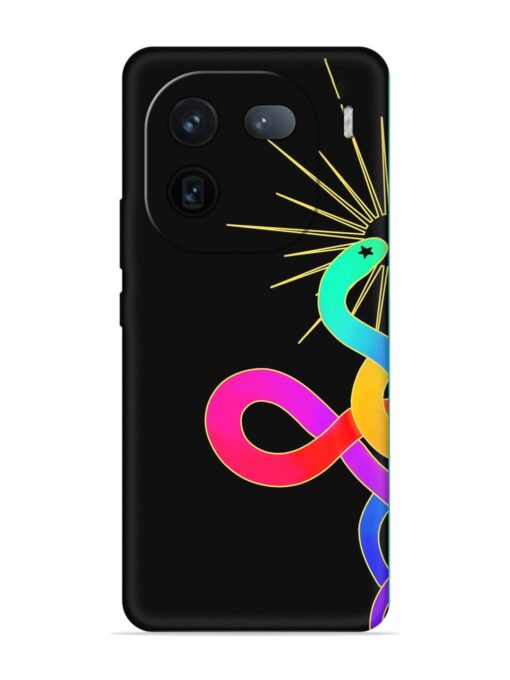 Art Geometric Abstraction Embossed Soft Silicone Case for Iqoo 12 (5G) Zapvi