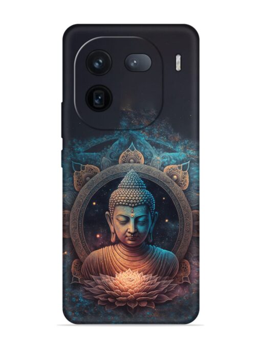 Gautam Buddha Embossed Soft Silicone Case for Iqoo 12 (5G) Zapvi