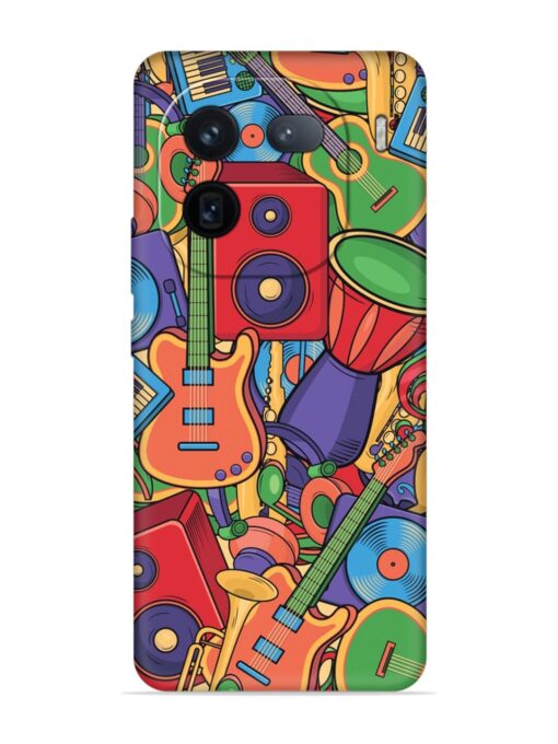 Colorful Music Art Embossed Soft Silicone Case for Iqoo 12 (5G) Zapvi