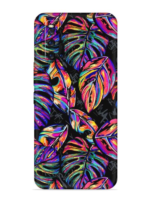 Tropical Seamless Vector Embossed Soft Silicone Case for Iqoo 3 Zapvi