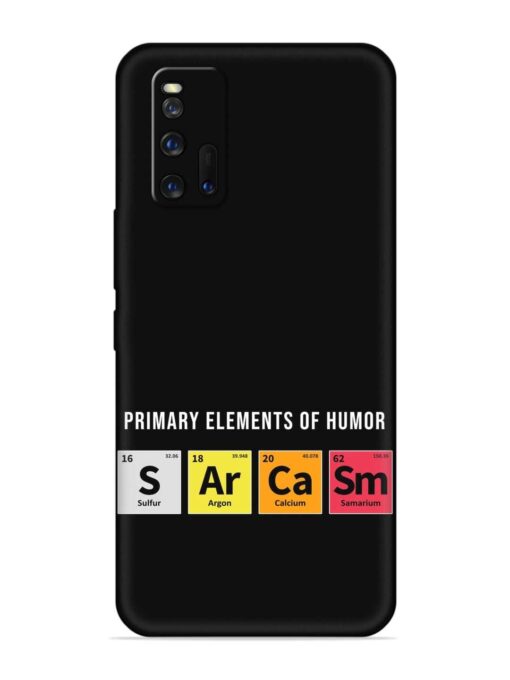 Primary Elements Humor Embossed Soft Silicone Case for Iqoo 3 Zapvi