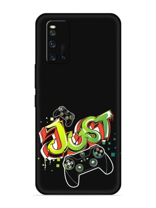 Graffiti Gamepad Illustration Embossed Soft Silicone Case for Iqoo 3 Zapvi