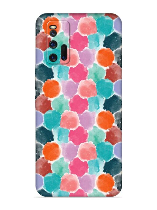 Colorful Seamless Pattern Embossed Soft Silicone Case for Iqoo 3 Zapvi