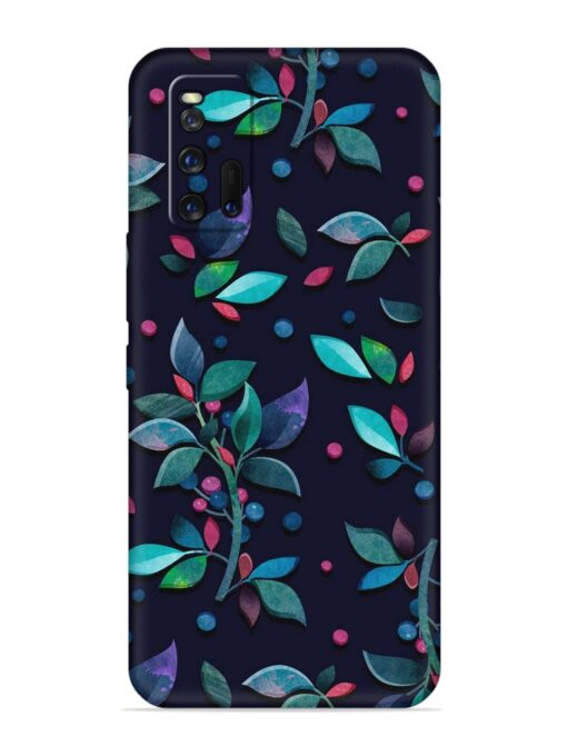 Decorative Watercolor Flower Embossed Soft Silicone Case for Iqoo 3 Zapvi