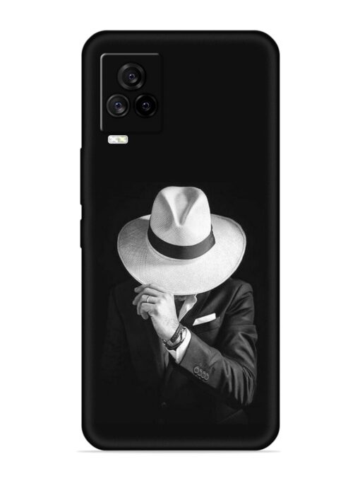 Men Under Hat Embossed Soft Silicone Case for Iqoo 7 Legend (5G) Zapvi