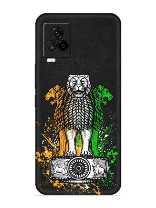 Pillars Of Ashoka Embossed Soft Silicone Case for Iqoo 7 Legend (5G) Zapvi