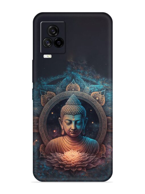 Gautam Buddha Embossed Soft Silicone Case for Iqoo 7 Legend (5G) Zapvi