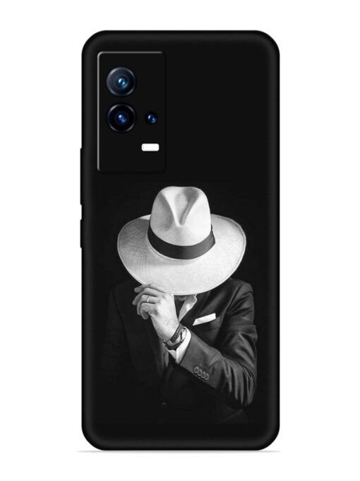 Men Under Hat Embossed Soft Silicone Case for Iqoo 9 (5G) Zapvi