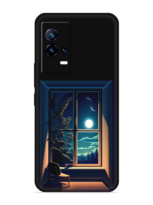 Night View At Window Embossed Soft Silicone Case for Iqoo 9 (5G) Zapvi