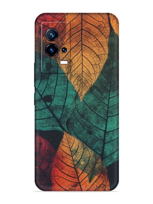 Leaves Artwork Embossed Soft Silicone Case for Iqoo 9 (5G) Zapvi