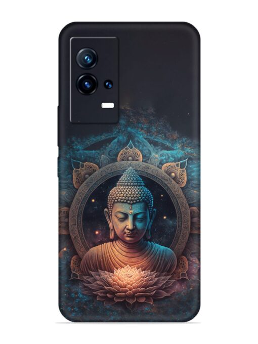 Gautam Buddha Embossed Soft Silicone Case for Iqoo 9 (5G) Zapvi