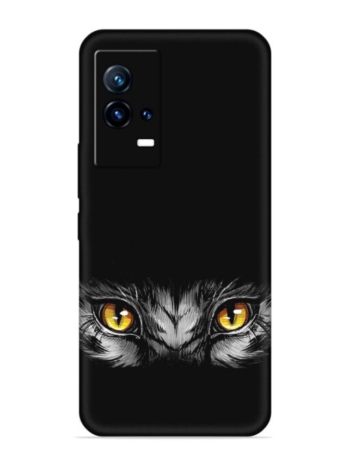 Scary Eye Embossed Soft Silicone Case for Iqoo 9 (5G) Zapvi