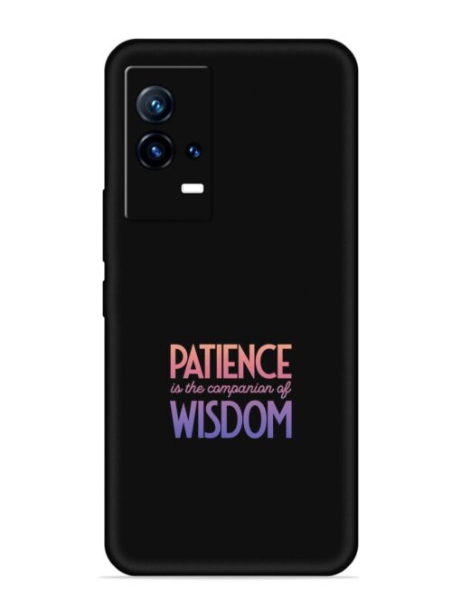 Patience Is The Embossed Soft Silicone Case for Iqoo 9 (5G) Zapvi