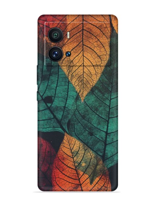 Leaves Artwork Embossed Soft Silicone Case for Iqoo 9 Pro Zapvi