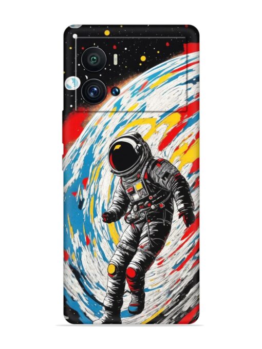 Astronaut Art Embossed Soft Silicone Case for Iqoo 9 Pro Zapvi