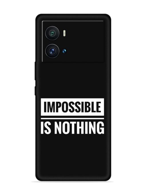 Impossible Is Nothing Embossed Soft Silicone Case for Iqoo 9 Pro Zapvi