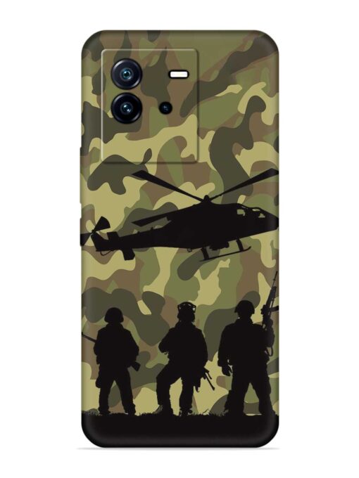 Army Heros Embossed Soft Silicone Case for Iqoo Neo 6 (5G) Zapvi