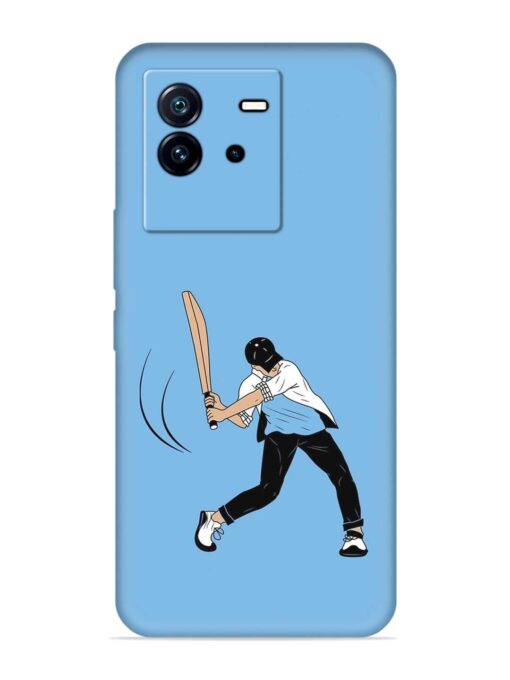 Cricket Gully Boy Embossed Soft Silicone Case for Iqoo Neo 6 (5G) Zapvi