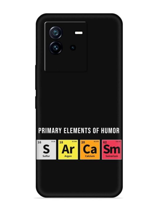 Primary Elements Humor Embossed Soft Silicone Case for Iqoo Neo 6 (5G) Zapvi